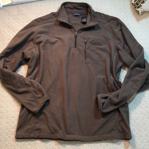 Eddie Bauer Other - Eddie Bauer size Large cocoa brown knit shirt